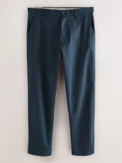 Broeken En Chino's*Next - Normale Pasvorm - Stretchy chino Blauw