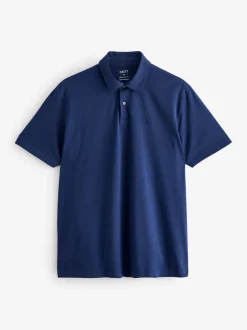 Poloshirts|T-Shirts En Hemden*Next Blauw - Normale Pasvorm - Set van 5 jersey poloshirts met korte mouwen