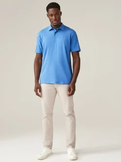 Poloshirts|T-Shirts En Hemden*Next Blauw - Normale Pasvorm - Set van 5 jersey poloshirts met korte mouwen