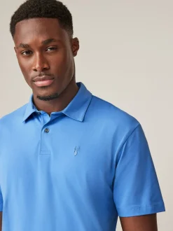 Poloshirts|T-Shirts En Hemden*Next Blauw - Normale Pasvorm - Set van 5 jersey poloshirts met korte mouwen