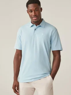Poloshirts|T-Shirts En Hemden*Next Blauw - Normale Pasvorm - Set van 5 jersey poloshirts met korte mouwen
