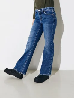 Jeans*ONLY KIDS - Only kinderjeans met wijde pijpen Blauw