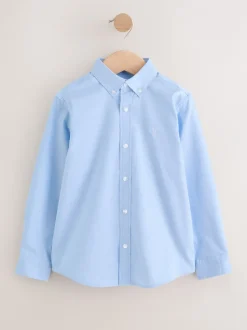 Schoolkleding|Shirts*Next Blauw - Oxford overhemd (3-16 jr)