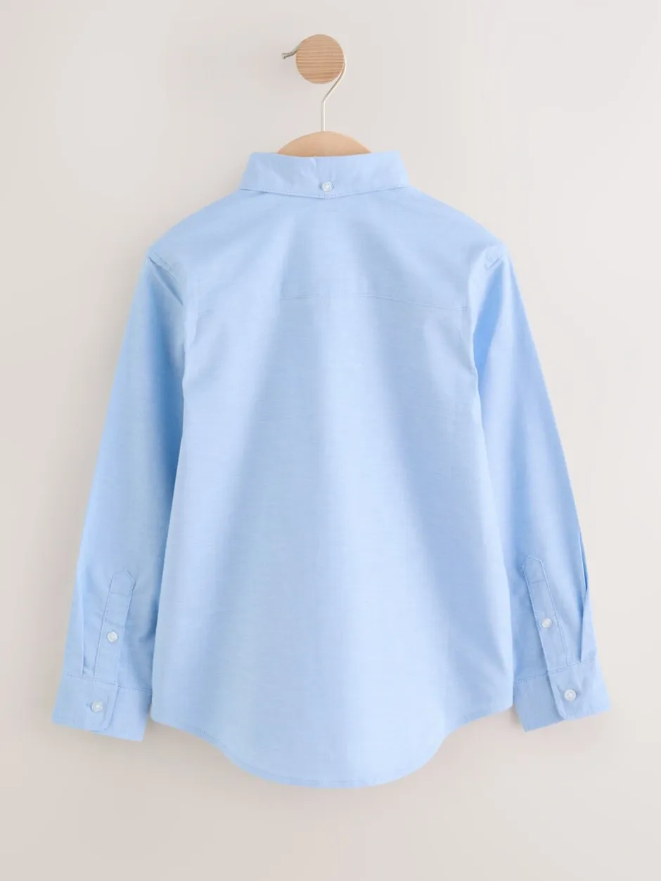 Schoolkleding|Shirts*Next Blauw - Oxford overhemd (3-16 jr)