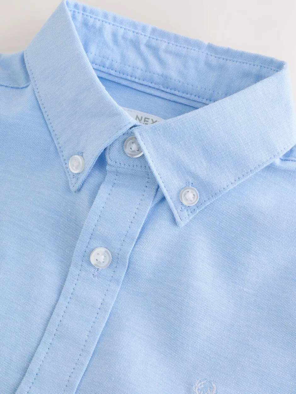 Schoolkleding|Shirts*Next Blauw - Oxford overhemd (3-16 jr)