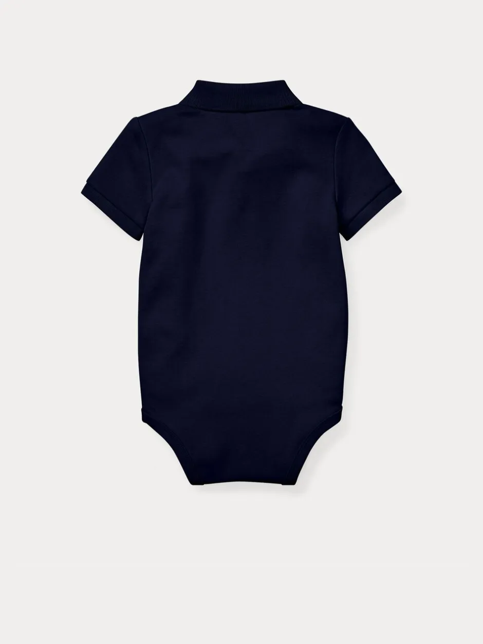 Rompertjes En Tuinbroeken|Polo Ralph Lauren - Polo Bodysuit Blauw
