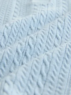 Truien En Breisels*Next - Poloshirt met kabelbreisel (3mnd -7jr) Blauw
