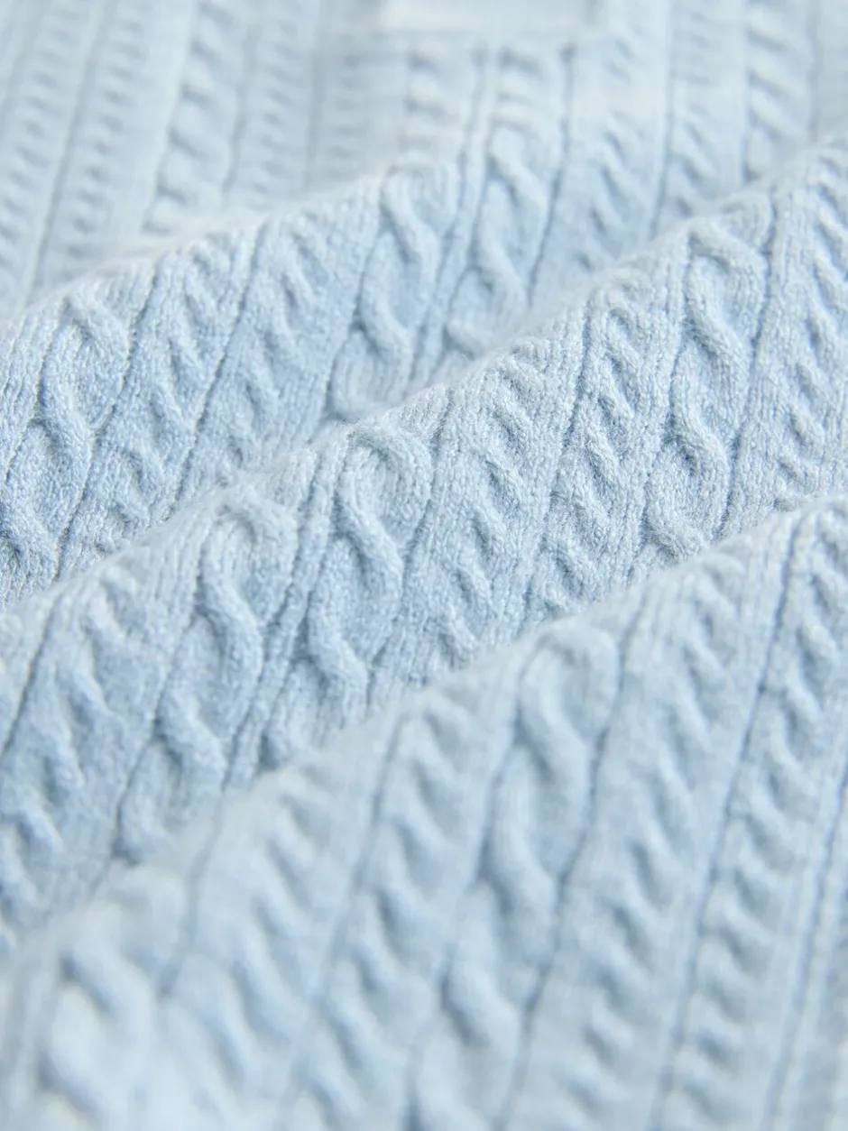 Truien En Breisels*Next - Poloshirt met kabelbreisel (3mnd -7jr) Blauw