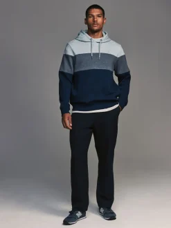 Sweaters En Hoody´S|Sweaters En Hoody´S*Next - Pullover-hoody - Sweatshirt met colourblocking Blauw