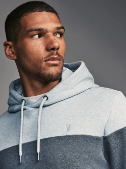 Sweaters En Hoody´S|Sweaters En Hoody´S*Next - Pullover-hoody - Sweatshirt met colourblocking Blauw