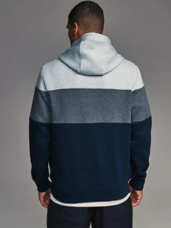Sweaters En Hoody´S|Sweaters En Hoody´S*Next - Pullover-hoody - Sweatshirt met colourblocking Blauw