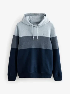 Sweaters En Hoody´S|Sweaters En Hoody´S*Next - Pullover-hoody - Sweatshirt met colourblocking Blauw