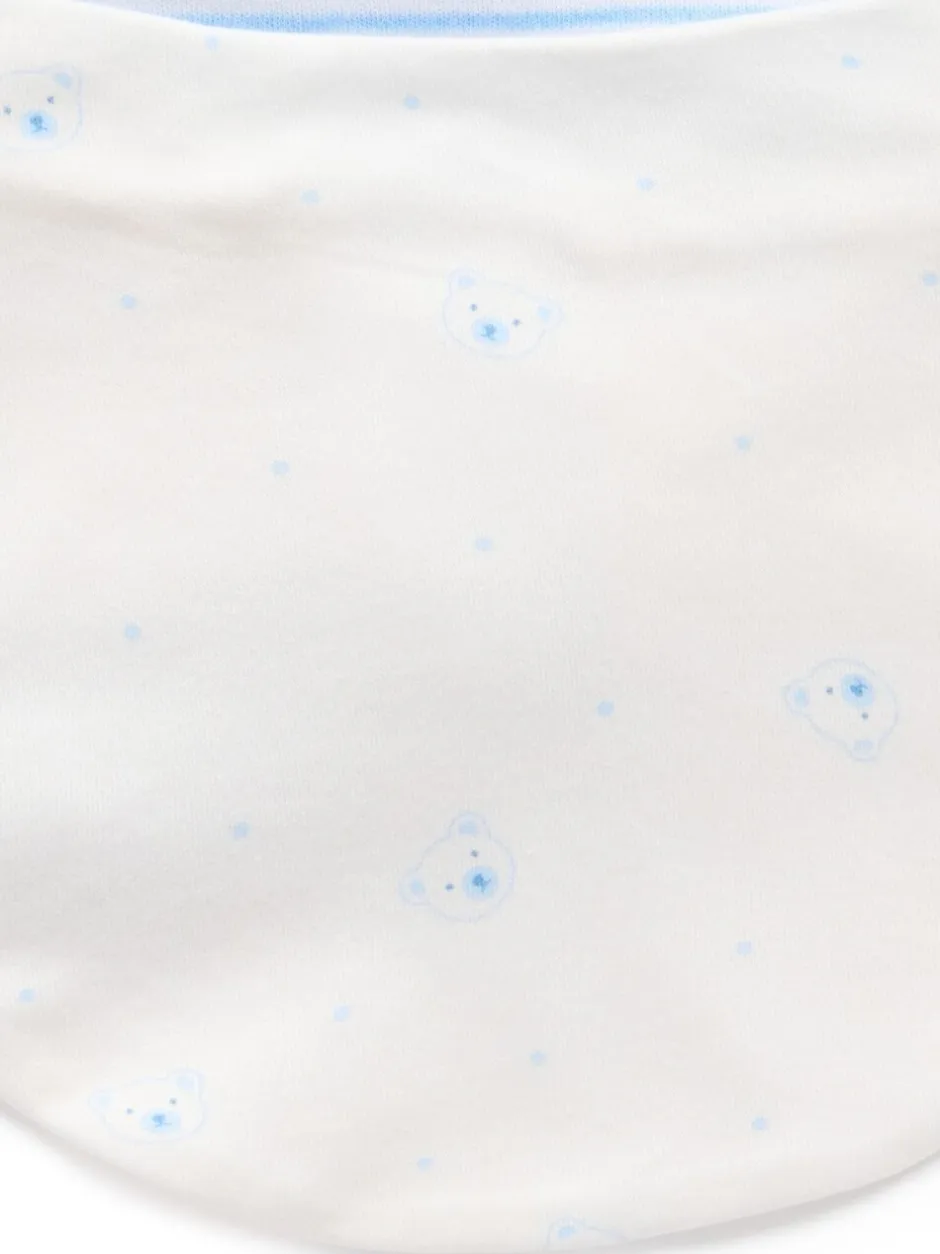 Slabbetjes|Purebaby - Essential Dribble Bibs 2 Pack Blauw