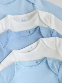 Rompertjes En Hemdjes|Rompertjes En Hemdjes|Next Blauw - Rompertjes met lange mouwen