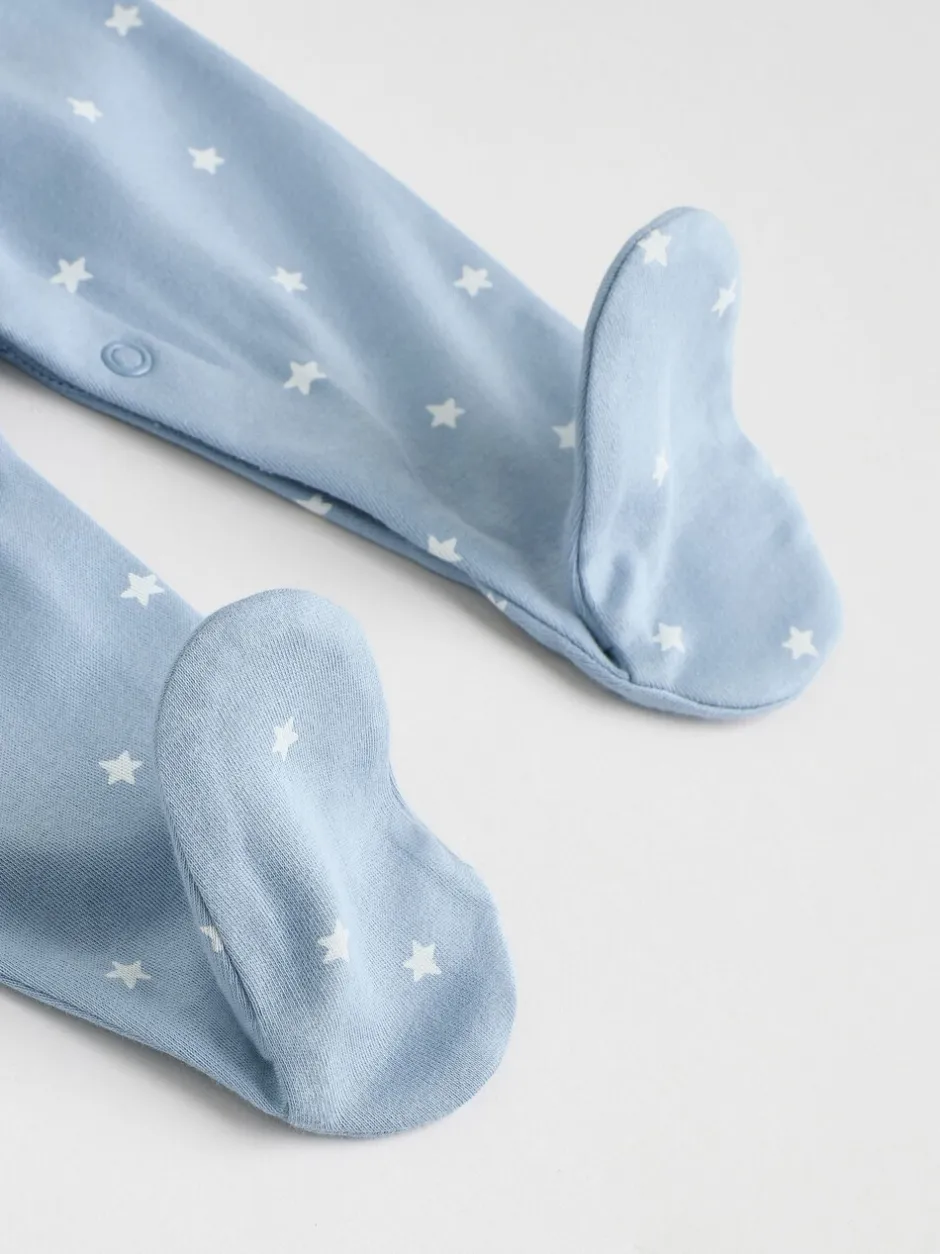 Babypakjes En Babypyjama's|Next Blauw - Set van 7 Baby Popper-slaappakjes (0mnd-2jr)