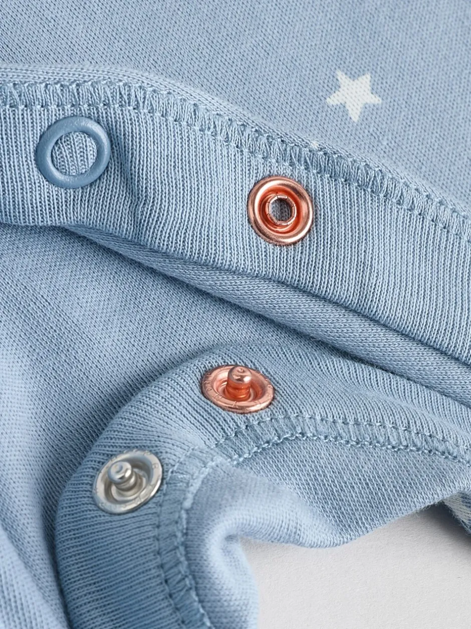 Babypakjes En Babypyjama's|Next Blauw - Set van 7 Baby Popper-slaappakjes (0mnd-2jr)