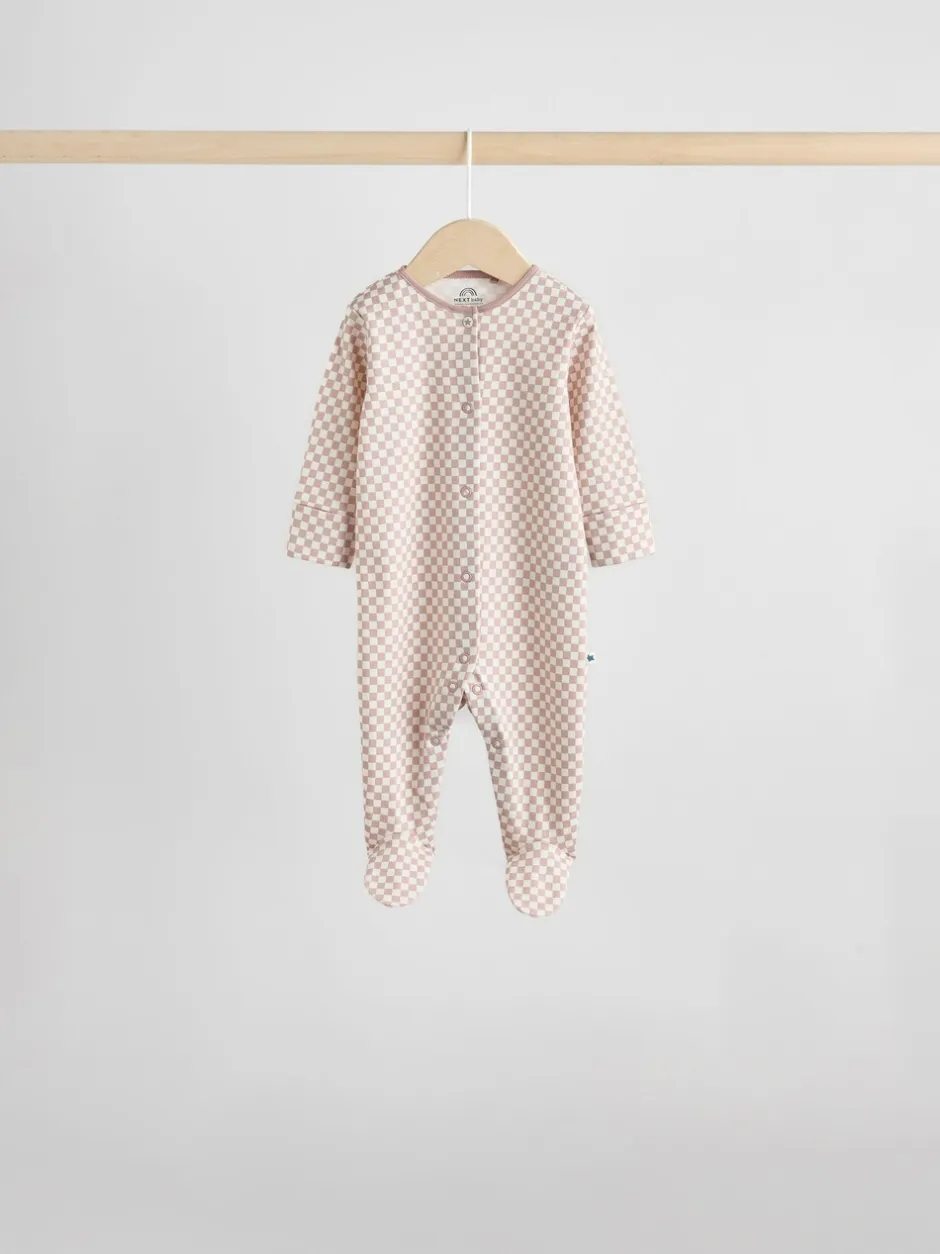 Babypakjes En Babypyjama's|Next Blauw - Set van 7 Baby Popper-slaappakjes (0mnd-2jr)