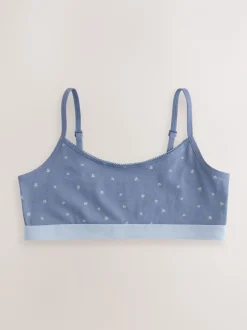 Alle Ondergoed*Next - Set van 3 crop tops (5-16 jr) Blauw
