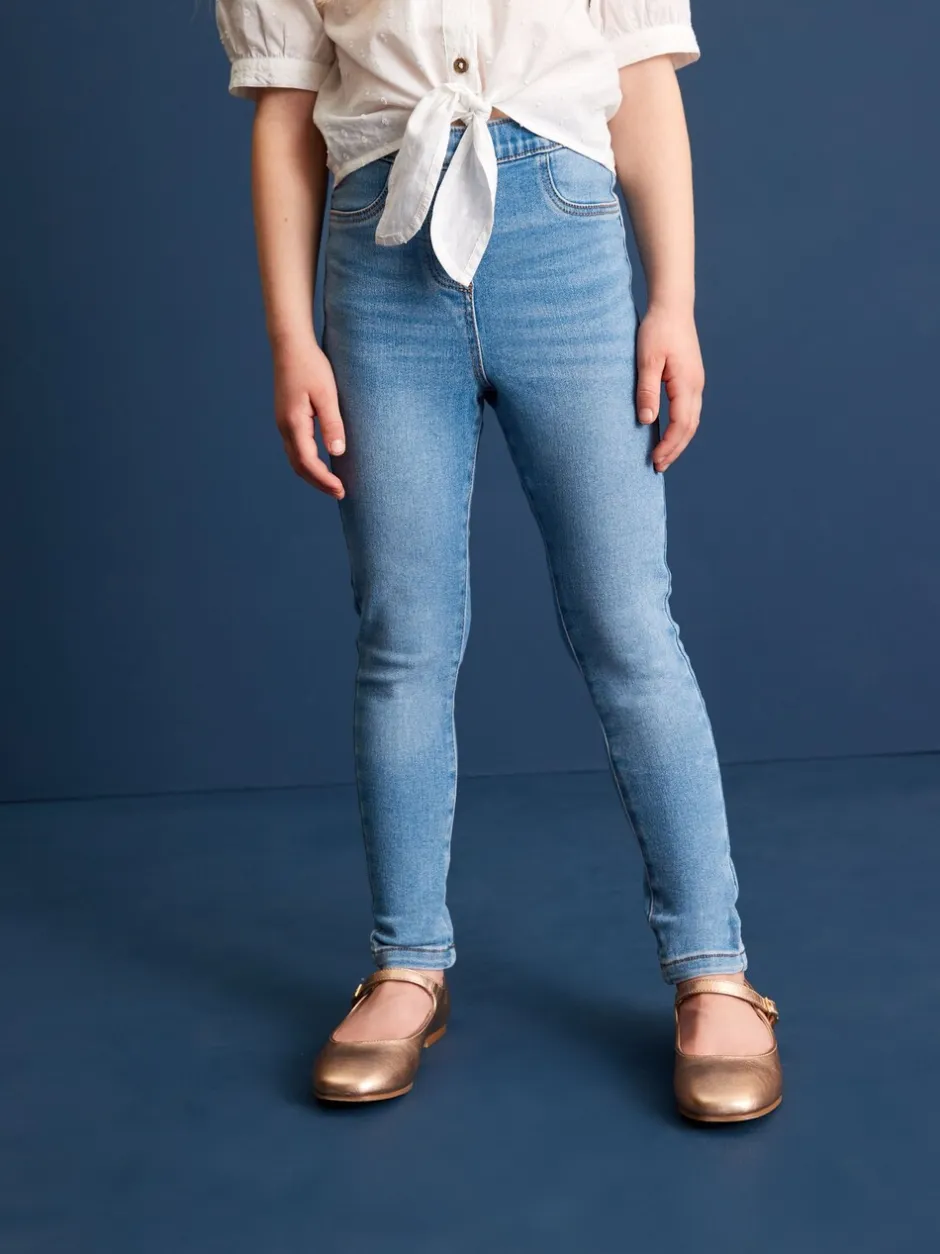 Jeans|Next - Set van 2 jeggings met elastische taille (3-16 jr) Blauw