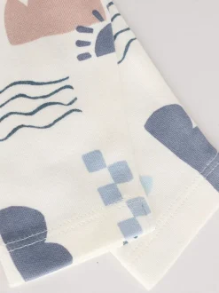 Rompertjes En Hemdjes|Rompertjes En Hemdjes|Next Blauw - Set van 5 rompers met lange mouwen