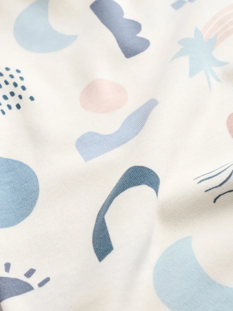 Rompertjes En Hemdjes|Rompertjes En Hemdjes|Next Blauw - Set van 5 rompers met lange mouwen