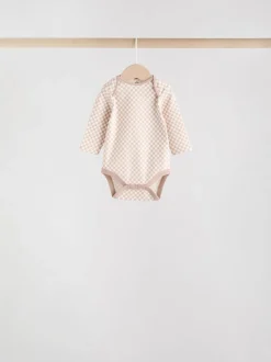 Rompertjes En Hemdjes|Rompertjes En Hemdjes|Next Blauw - Set van 5 rompers met lange mouwen