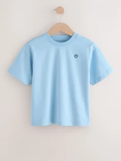 T-Shirts|Tops*Next - Short Sleeve Logo Chest Graphic T-Shirts 4 Pack (3-16yrs) Blauw