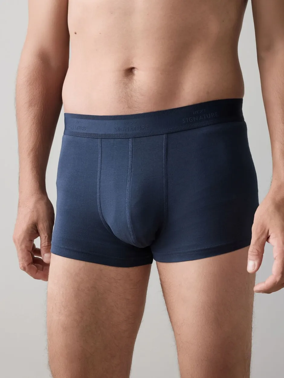 Ondergoed|Ondergoed|Next Blauw - Signature Comfort Boxers