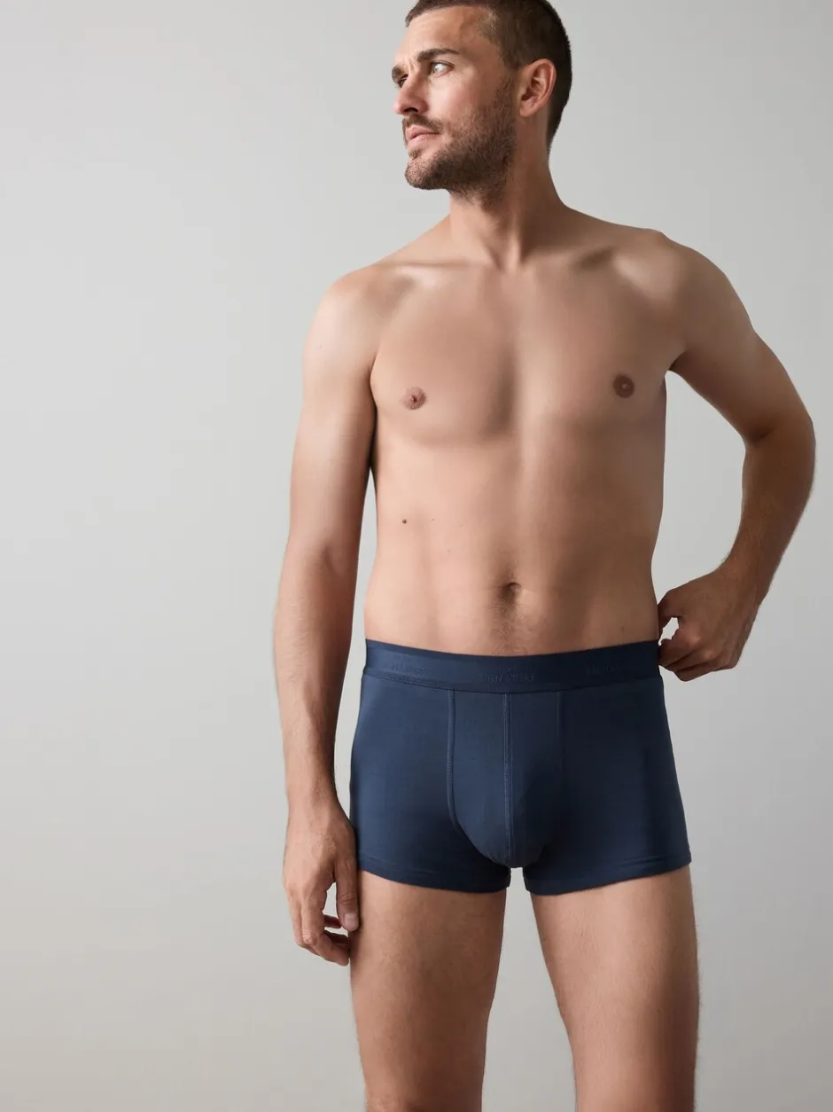 Ondergoed|Ondergoed|Next Blauw - Signature Comfort Boxers