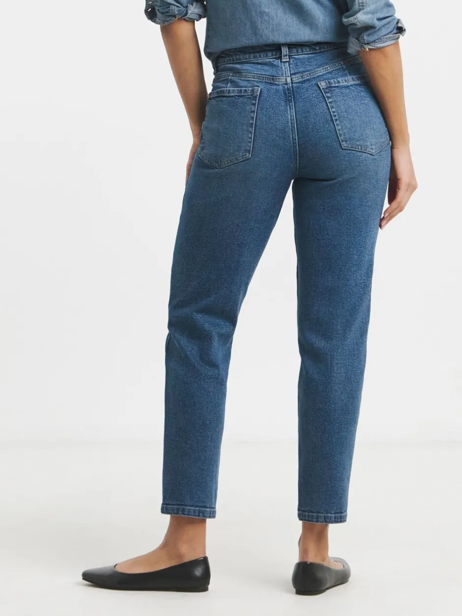 Jeans|Simply Be - 99/1 Loose Mom Jeans Blauw