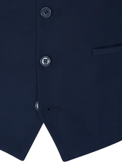 Vesten|Skopes - Milan Scoop Slim fit gilet Blauw