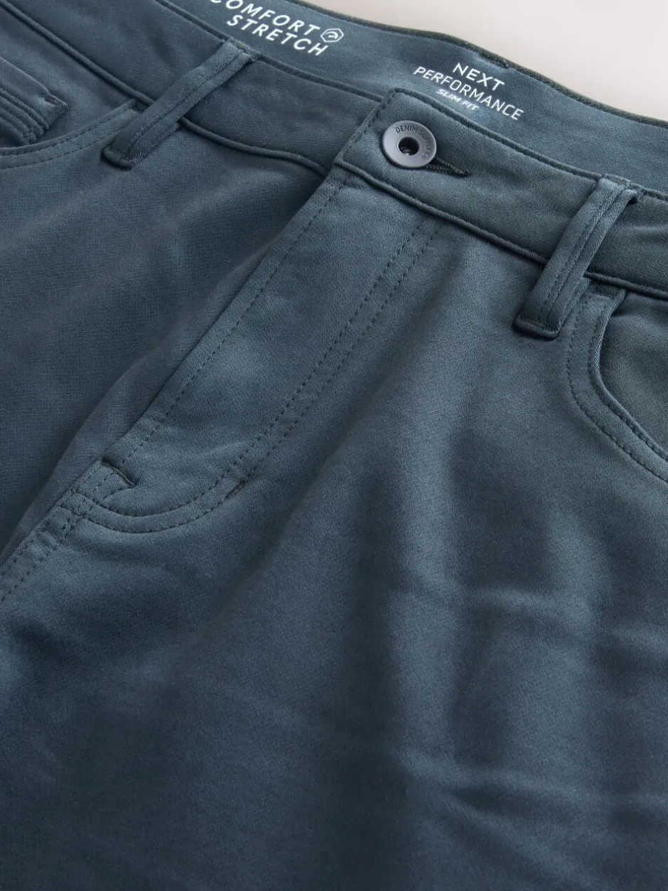 Jeans*Next Blauw - Slim Fit - Comfortabele stretchjeans