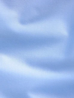 Formele Overhemden|Shirts|Next - Slim Fit - Eenvoudig te strijken slim fit overhemd met textuur en dubbele manchetten Blauw