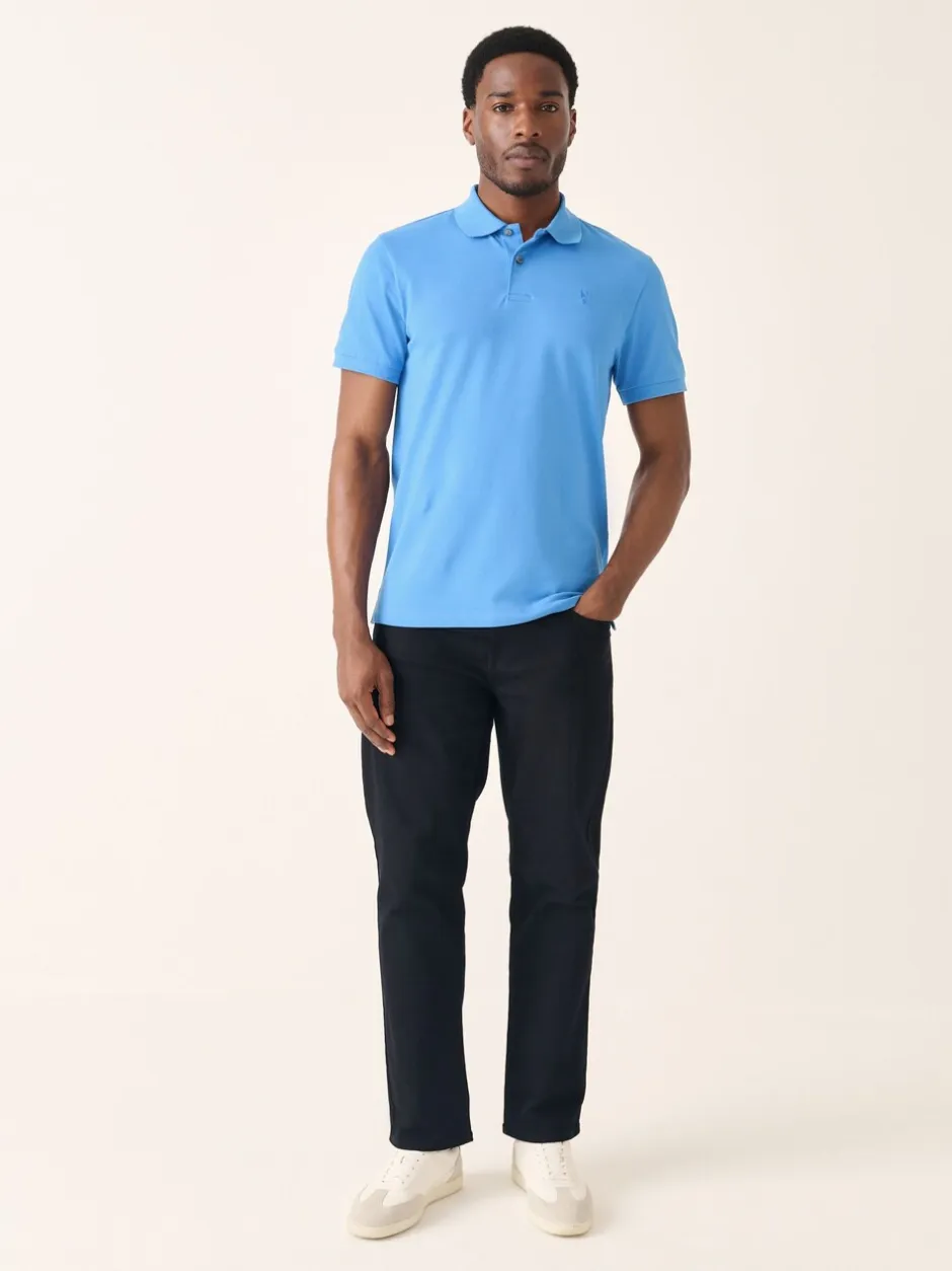 Poloshirts|Next Blauw - Slim Fit - Piqué poloshirt met korte mouwen