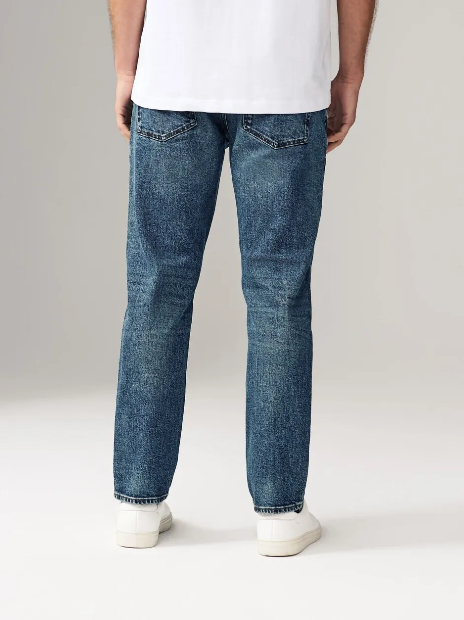 Jeans*Next - Slim Fit - Vintage wash denim jeans Blauw