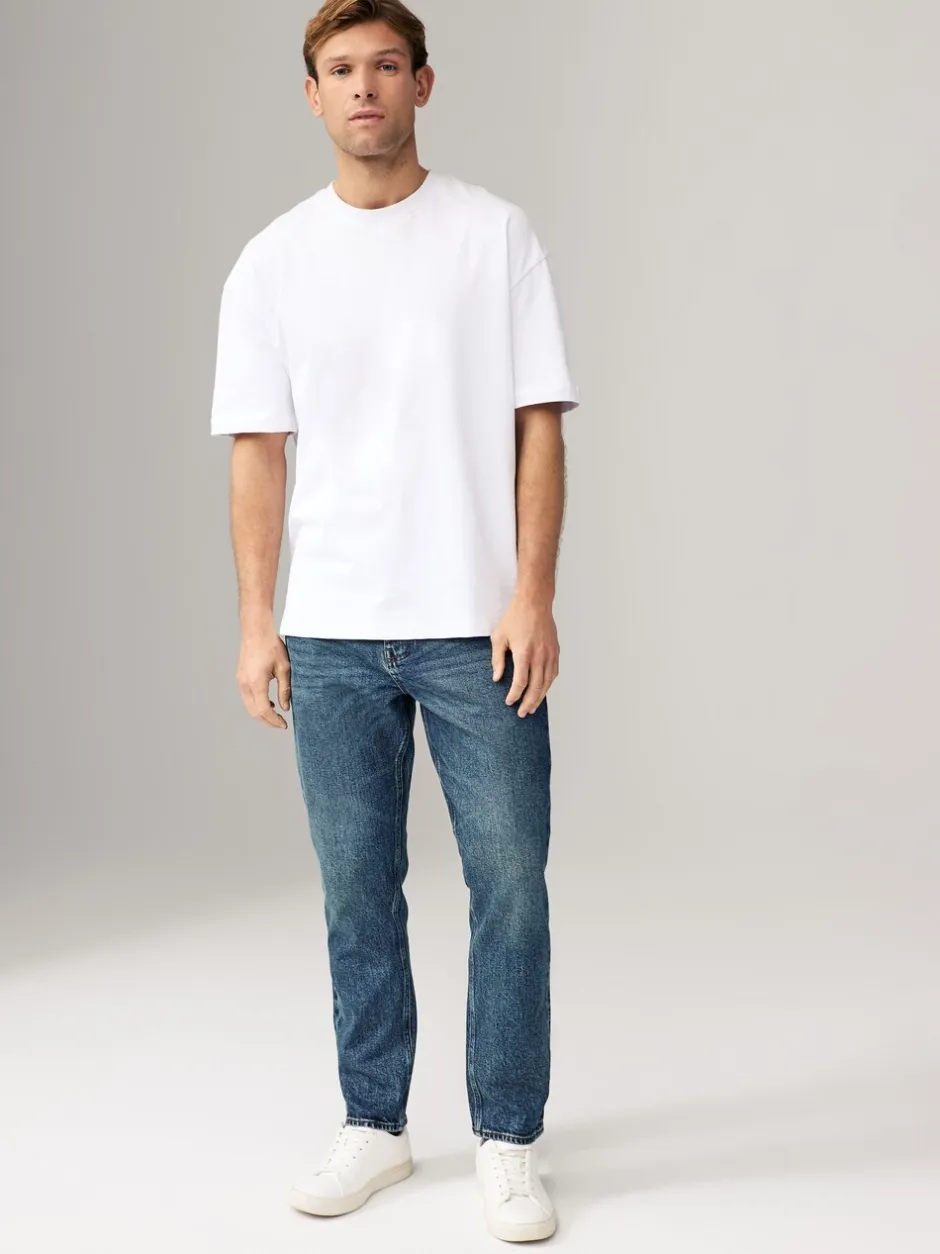 Jeans*Next - Slim Fit - Vintage wash denim jeans Blauw