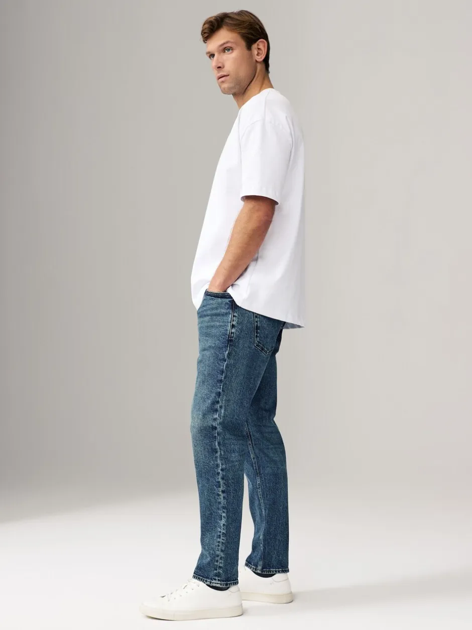 Jeans*Next - Slim Fit - Vintage wash denim jeans Blauw