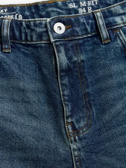 Jeans*Next - Slim Fit - Vintage wash denim jeans Blauw