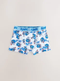 Ondergoed|Next Blauw - Sonic Boxers 3 Pack (2-14jr)