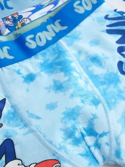 Ondergoed|Next Blauw - Sonic Boxers 3 Pack (2-14jr)