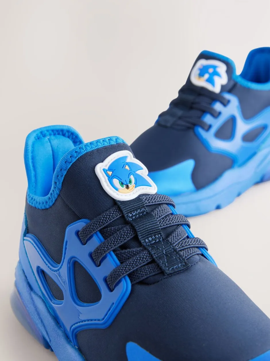 Sneakers|Next Blauw - Sonic Elastic Lace Trainers