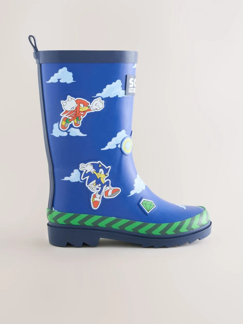 Laarzen*Next Blauw - Sonic Rubber Wellies