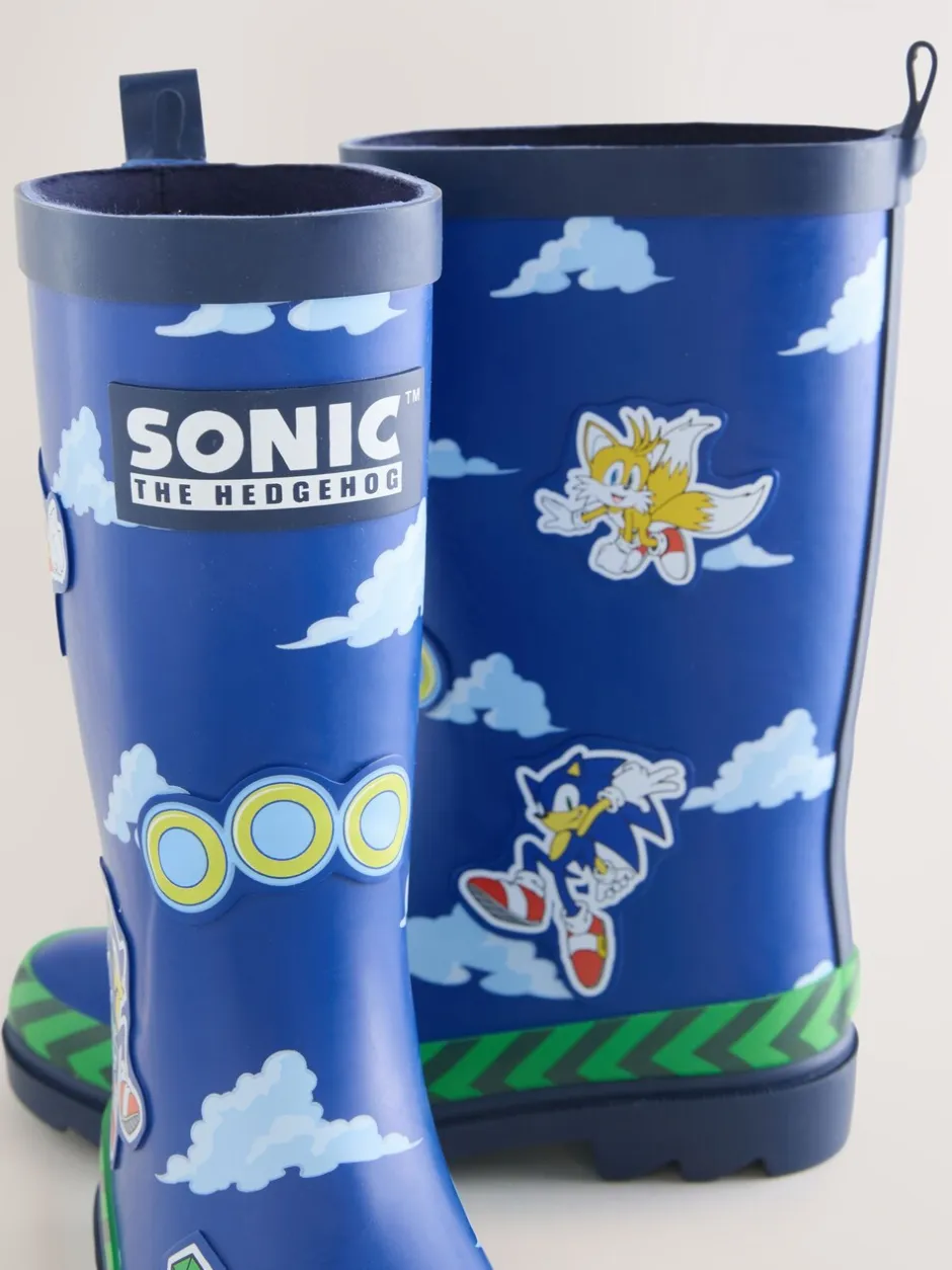 Laarzen*Next Blauw - Sonic Rubber Wellies