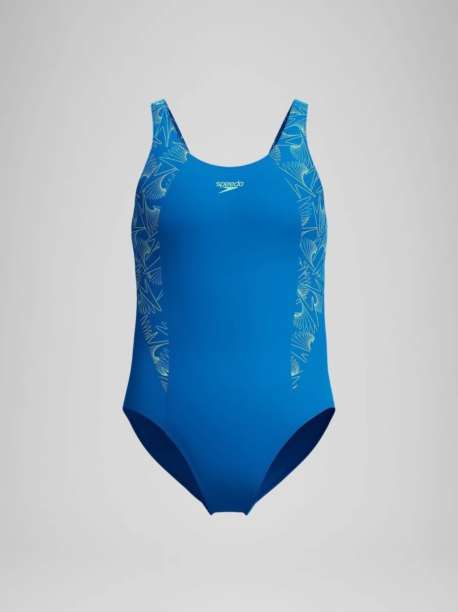 Badkleding*Speedo - Hyperboom Splice Muscleback badpak Blauw