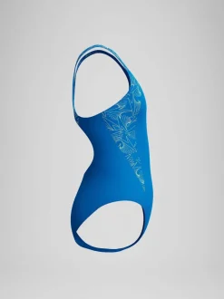 Badkleding*Speedo - Hyperboom Splice Muscleback badpak Blauw