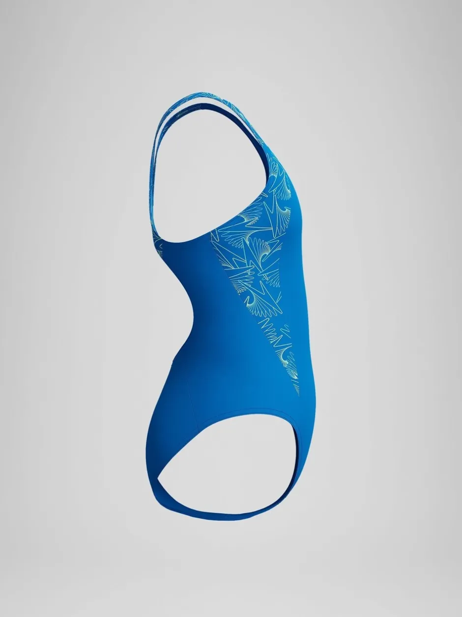 Badkleding*Speedo - Hyperboom Splice Muscleback badpak Blauw
