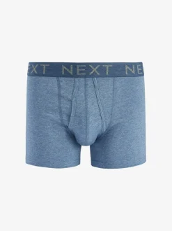Ondergoed|Ondergoed*Next Blauw - Standaard - 10 Boxershorts zonder plooi