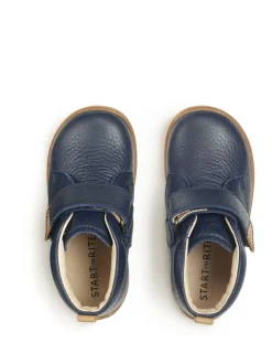Boots*Start Rite - Totter leren laarzen met ripbies Blauw