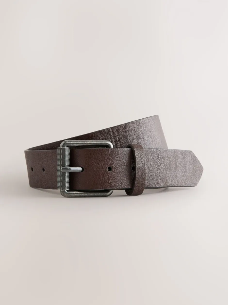 Jeans|Next - Straight fit - Signature jeans met ceintuur Blauw