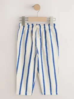 Jeans En Joggingbroeken*Next - Stripe Joggers 3 Pack (3mths-7yrs) Blauw